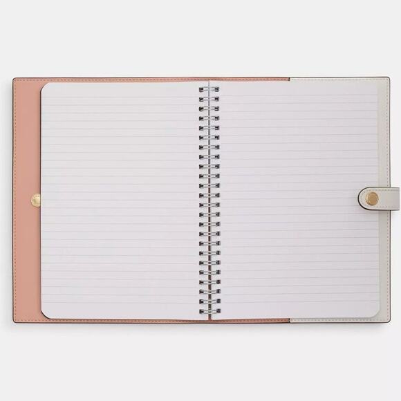 🌸 Coach Notebook In Signature Canvas With Floral Print - Picture 4 of 11